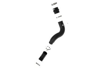 RAM Trucks Intercooler Pipe - aFe - BladeRunner 3.5 IN Aluminum Cold Charge Pipe - Black - `19-`23