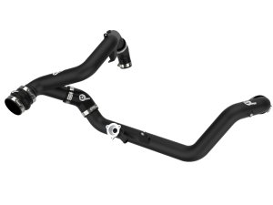 Ford Explorer Intercooler Charge Pipe - aFe - Bladerunner 2-1/4 IN Aluminum Hot Charge Pipe - Black - `20-`23 Ford Explorer Intercooler Charge Pipe - aFe - Bladerunner 2-1/4 IN Aluminum Hot Charge Pipe - Black - `20-`23