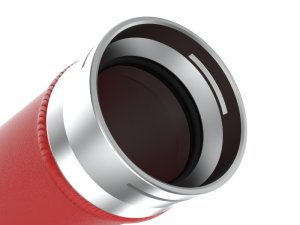 Subaru WRX Hot Charge Pipe - aFe - BladeRunner 2-1/2 IN Aluminum - Red - `22-`23