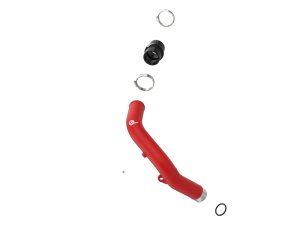 Subaru WRX Hot Charge Pipe - aFe - BladeRunner 2-1/2 IN Aluminum - Red - `22-`23