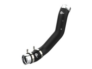 GMC Diesel Trucks Cold Charge Pipe - aFe - BladeRunner 3.5in Aluminum - Black - `24-`25