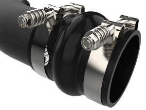 Ford Diesel Trucks Charge Pipe Kit - aFe - BladeRunner 3 IN Aluminum Hot and Cold - Black - `23-`25