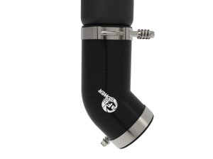 RAM Diesel Trucks Intercooler Pipes - aFe - BladeRunner 3in Aluminum Hot Charge Pipe - Black - `25-`26
