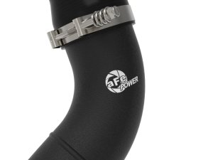 RAM Diesel Trucks Intercooler Charge Pipe - aFe - BladeRunner 3-1/2in Aluminum Cold-Side - Black - `25-`26