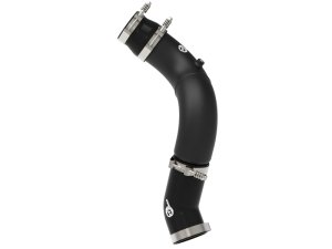RAM Diesel Trucks Intercooler Charge Pipe - aFe - BladeRunner 3-1/2in Aluminum Cold-Side - Black - `25-`26