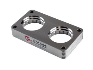 Ford Trucks Throttle Body Spacer - aFe - Silver Bullet - Black - `05-`10