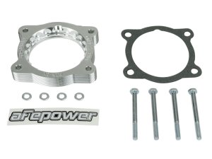 Chevrolet Colorado Throttle Body Spacer - aFe - Silver Bullet - Black - `04-`06 Chevrolet Colorado Throttle Body Spacer - aFe - Silver Bullet - Black - `04-`06