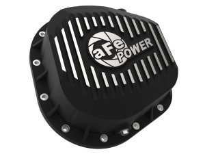 Ford Excursion Rear Differential Cover - aFe - Pro Series - Black with Machined Fins - `86-`25