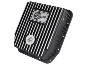 Ford Trucks Transmission Pan - aFe - Pro Series w/ Machined Fins - Black - `94-`08