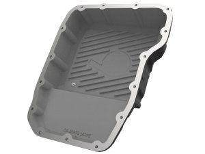 Dodge Trucks Transmission Pan - aFe - Pro Series - Black with Machined Fins - `13-`19