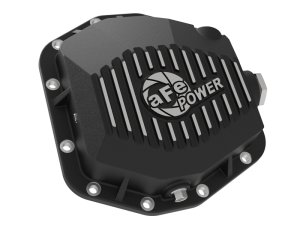 Ford Ranger Differential Cover - Rear - aFe - Pro Series Black w/ Machined Fins - Black - `19-`23