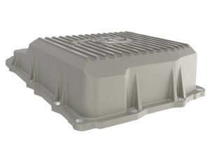 Ram TRX Transmission Pan - aFe - Street Series with Machined Fins - Raw - `21-`24