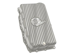 GMC Trucks Transmission Pan - aFe - Street Series - Raw / Machined Fins - `20-`26