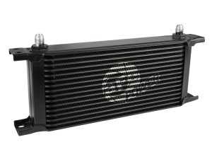 Ram Diesel Trucks Transmission Oil Cooler Kit - aFe - BladeRunner - Black - `10-`12