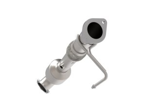 Hyundai Elantra Performance Exhaust - Rear - aFe - Direct Fit Cat, 409 Stainless Steel - `17-`19