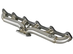 Dodge Diesel Trucks Performance Exhaust - aFe - Twisted Steel Header Turbo Manifold (T4) - `98-`02
