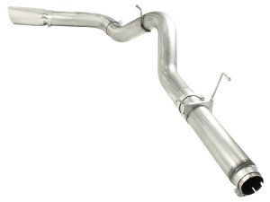 Dodge Trucks Performance Exhaust - aFe - DPF-Back, ATLAS, Aluminized Steel - Polished - `07-`12