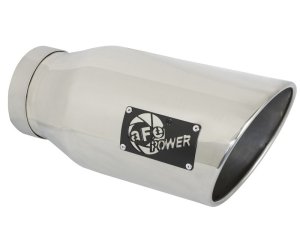 Ram Diesel Trucks Performance Exhaust - aFe - DPF Back, ATLAS 5in Alum Steel - Polished - `19-`20