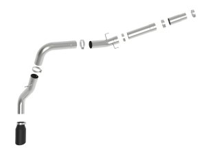 Ram Diesel Trucks Performance Exhaust - aFe - DPF Back - Black - `19-`25