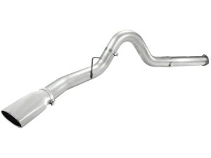 Ford Diesel Trucks Performance Exhaust - aFe - DPF Back, 5 inch Aluminized Steel, ATLAS - Polished - `11-`14 Ford Diesel Trucks Performance Exhaust - aFe - DPF Back, 5 inch Aluminized Steel, ATLAS - Polished - `11-`14
