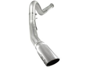 Ford Diesel Trucks Performance Exhaust - aFe - DPF Back, 5 inch Aluminized Steel, ATLAS - Polished - `11-`14 Ford Diesel Trucks Performance Exhaust - aFe - DPF Back, 5 inch Aluminized Steel, ATLAS - Polished - `11-`14