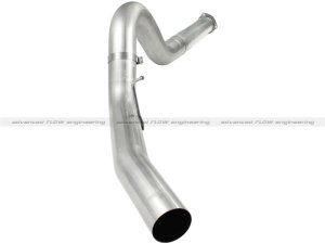Ford Diesel Trucks Performance Exhaust - aFe - DPF Back, Atlas, 5 inch, Aluminized Steel - Silverline - `11-`14