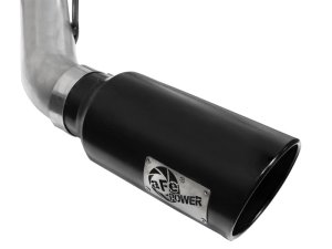 Ford Trucks Performance Exhaust - aFe - ATLAS 4 IN Aluminized Steel DPF-Back w/Black Tip - `11-`14