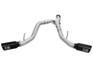 Ford Trucks Performance Exhaust - aFe - ATLAS 4 IN Aluminized Steel DPF-Back w/Black Tip - `11-`14