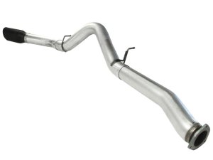Chevrolet Silverado Performance Exhaust - aFe - ATLAS DPF-Back, Aluminized Steel - Black - `07-`10