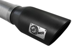 Chevrolet Silverado Performance Exhaust - aFe - ATLAS DPF-Back, Aluminized Steel - Black - `07-`10