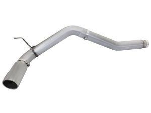 Nissan Titan XD Performance Exhaust - aFe - DPF Back, ATLAS, 5 IN Aluminized Steel - Polished - `16-`19