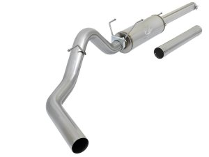 Dodge Diesel Trucks Performance Exhaust - aFe - Large Bore HD Cat-Back SS-409 - `03-`04