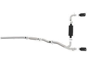 Ford Focus RS Performance Exhaust - aFe - Cat Back - Black - `16-`18