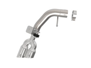 Ford Ranger Performance Exhaust - Side Exit - aFe - Rebel Series 3 in 304 SS Axle-Back - Polished - `19-`23