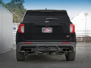 Ford Explorer Performance Exhaust - aFe - MACH Force-Xp Cat Back - Black Tip - `20-`25