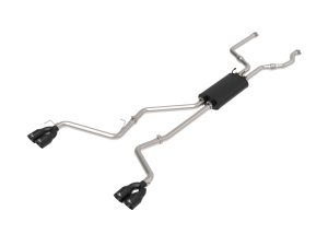 Ford Explorer Performance Exhaust - aFe - MACH Force-Xp Cat Back - Black Tip - `20-`25 Ford Explorer Performance Exhaust - aFe - MACH Force-Xp Cat Back - Black Tip - `20-`25
