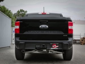 Ford Maverick Performance Exhaust - aFe - Vulcan Series Cat Back - Black - `22-`23