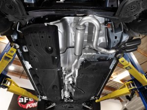 Ford Maverick Performance Exhaust - aFe - Rebel Series 2-1/2 IN 304 Stainless Steel Cat-Back - Black - `22-`26