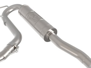 Ford Maverick Performance Exhaust - aFe - Rebel Series 2-1/2 IN 304 Stainless Steel Cat-Back w/ Polished Tip - Polished - `22-`26