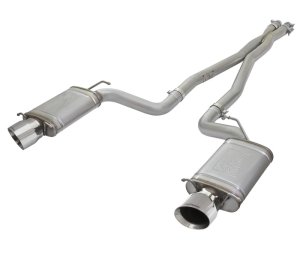 Cadillac CTS-V Performance Exhaust - Dual - aFe - Mach Force-Xp Cat Back - Polished - `09-`15