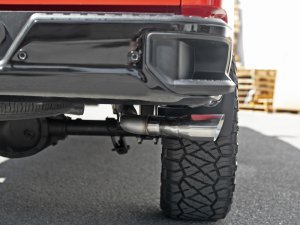 Chevrolet Silverado 1500 Performance Exhaust - aFe - Vulcan Series 3in 304SS Cat-Back w/ Polished Tip - `19-`25