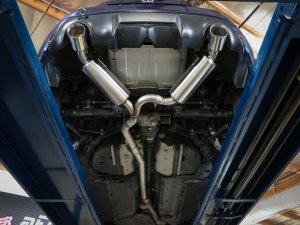 Scion FR-S Performance Exhaust - aFe - Cat Back, 2.5in 304 Stainless Steel, Dual 4-1/2in Polished Tips - `13-`16