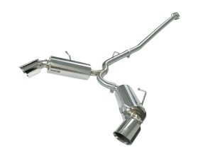 Scion FR-S Performance Exhaust - aFe - Cat Back, 2.5in 304 Stainless Steel, Dual 4-1/2in Polished Tips - `13-`16 Scion FR-S Performance Exhaust - aFe - Cat Back, 2.5in 304 Stainless Steel, Dual 4-1/2in Polished Tips - `13-`16