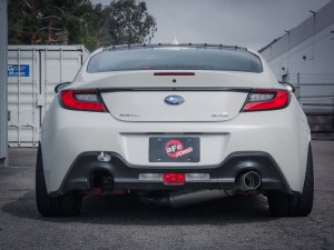Toyota GR86 Performance Exhaust - aFe - Takeda 3in 304 SS Cat-Back - Brushed - `13-`25