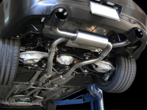 Infiniti Q60 Performance Exhaust - aFe - Cat Back - Black - `14-`15