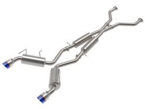 Nissan 370Z Performance Exhaust - aFe - Cat Back, Dual Exit, Takeda - Blue Flame - `09-`20 Nissan 370Z Performance Exhaust - aFe - Cat Back, Dual Exit, Takeda - Blue Flame - `09-`20