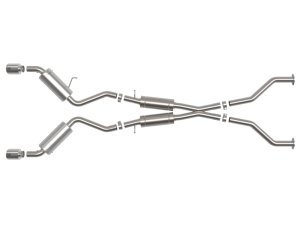 Nissan 370Z Performance Exhaust - aFe - Cat Back Exhaust with Resonator - Polished - `09-`20 Nissan 370Z Performance Exhaust - aFe - Cat Back Exhaust with Resonator - Polished - `09-`20