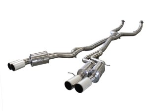 BMW M5 Performance Exhaust - aFe - MACHForce XP 304SS Cat-Back w/ Polished Tips - Polished - `12-`13