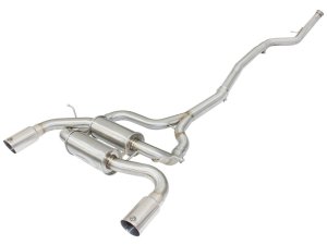 BMW 335i Performance Exhaust - aFe - MACH Force-XP Cat Back - Polish - `12-`14