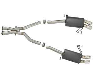 BMW Z4 Performance Exhaust - Rear - aFe - MACH Force-Xp Cat Back - Polished - `05-`08 BMW Z4 Performance Exhaust - Rear - aFe - MACH Force-Xp Cat Back - Polished - `05-`08